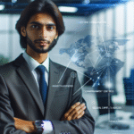 Professional business leader Kiran Cherukuri in a modern office setting, symbolizing leadership in technology and global capability centers.
